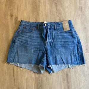 Madewell, blue jean shorts, curvy, women’s 16W